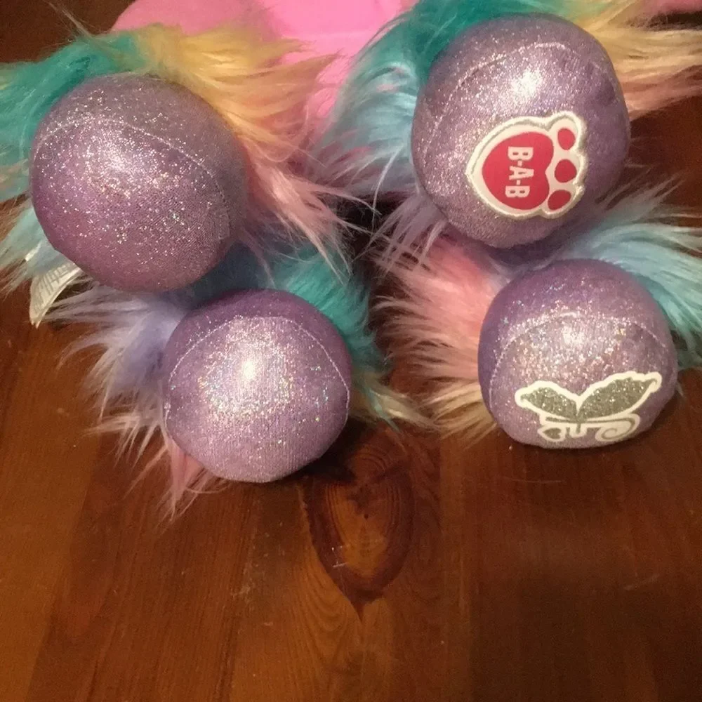 Build-A-Bear Pink Sparkly Fairy Unicorn Plush Toy
